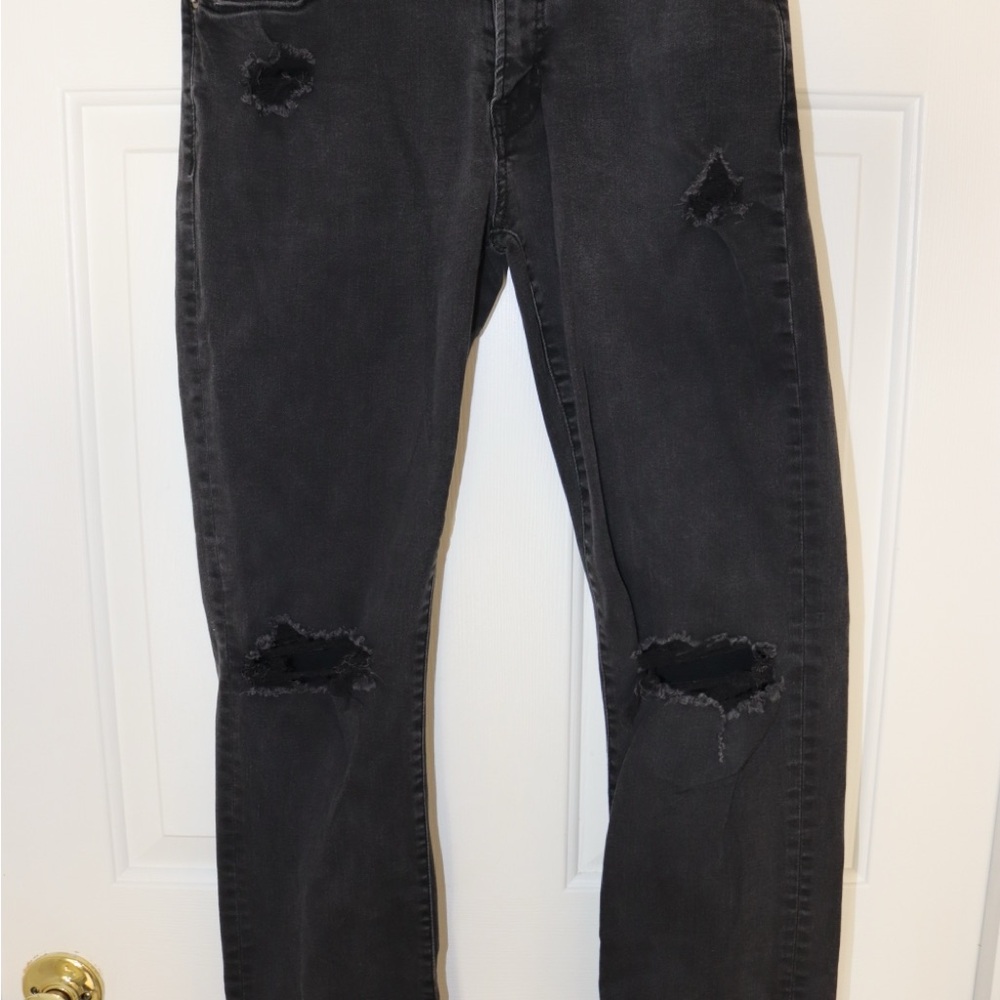 Men's American Eagle Distressed Black Jeans